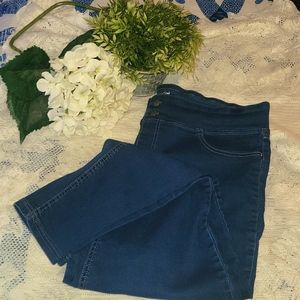 Womens pull on denim
